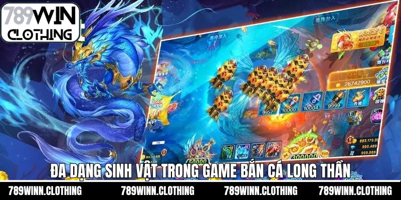 Đa dạng phòng đấu và sinh vật trong tựa game bắn cá